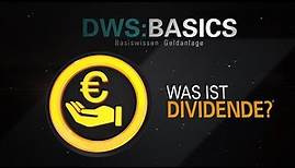 DWS BASICS erklärt: Dividende