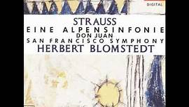 Richard Strauss - Eine Alpensinfonie (An Alpine Symphony) [SFS - Blomstedt]
