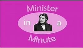 Minister in a Minute: Sir Charles Tupper