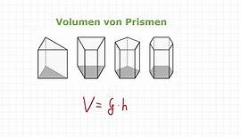 Prismen - Volumen vom Prisma berechnen | Mathe einfach erklärt