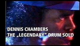 Dennis Chambers: THE LEGENDARY BIG DRUM SOLO (12 Minutes) with Mike Stern - 1991 #drummerworld