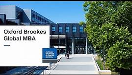 Brookes Global MBA | Oxford Brookes University