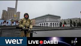 KRIEG IN DER UKRAINE: Livebilder aus Kiew und der ukrainischen Grenze | WELT LIVE DABEI