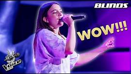 P!NK - What About Us (Hannah) | Blind Auditions | The Voice Kids 2022