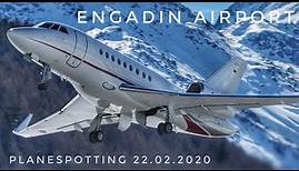 Engadin Airport | Planespotting | 22.02.2020