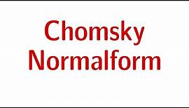 Formale Sprachen #31 - Chomsky-Normalform herstellen