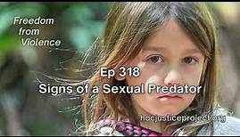 Signs of a Sexual Predator