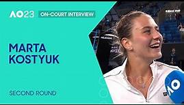 Marta Kostyuk On-Court Interview | Australian Open 2023 Second Round