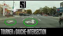 Comment tourner à gauche à une intersection