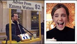 Emma Watson Gives Strangers Advice for $2 at Grand Central | Vanity Fair