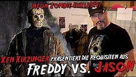 Ken Kirzinger präsentiert die Requisiten aus "Freddy vs. Jason" (2003)