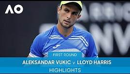 Aleksandar Vukic v Lloyd Harris Highlights (1R) | Australian Open 2022