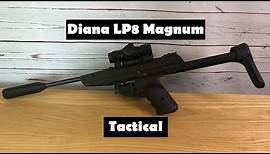 #Luftpistole Diana #LP8 Magnum Tactical - Review, Chronytest und Schusstest