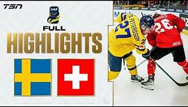 Sweden vs. Switzerland FULL HIGHLIGHTS -- 2024 World Junior Championship quarter-final