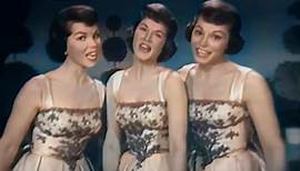 THE McGUIRE SISTERS - SUGARTIME (1957, in colour)