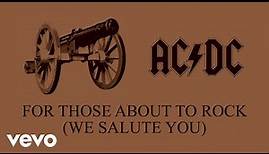 AC/DC - For Those About to Rock (We Salute You) (Audio)