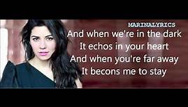 Marina and the Diamonds- The Family Jewels Lyrics(Bonus Track)