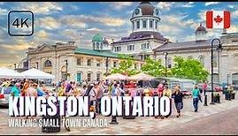 🇨🇦 Kingston, Ontario Canada Walking Tour | City Walks [4K HDR/60fps]