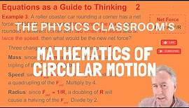 Circular Motion Equations
