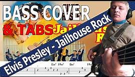 Elvis Presley - Jailhouse Rock (Bass Cover) + TABS
