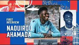 First interview with new signing Naouirou Ahamada