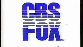 CBS FOX Video Logo (1981) [LD1k Classic]