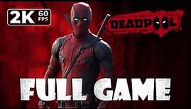 Deadpool (PC) - FULL GAME 'Longplay' 1440p60 Walkthrough - No Commentary
