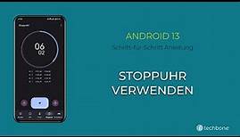 Stoppuhr verwenden [Android 13]