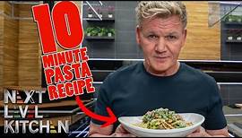 Gordon Ramsay Cooks Up a Simple and Easy Pasta Dish in Just 10 Minutes!
