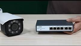 How to use PoE Powered Switch to Pass through the PoE