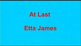 At Last - Etta Jones - with lyrics