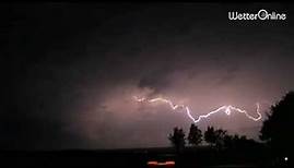 Nächtliches Blitzspektakel - Wetterleuchten und Nachtgewitter