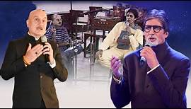 Amitabh Bachchan & Anupam Kher's Backstage Rehearsal On Bollywood Hits | Flashback Video