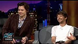 Harry Styles and Louis Tomlinson REUNITE on The Late Late Show