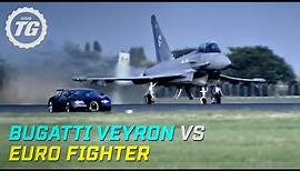 Bugatti Veyron vs Euro Fighter | Top Gear Series 10