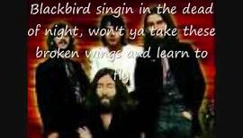 The Beatles-Blackbird w/Lyrics!