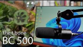 the t.bone BC 500 im Test - Ein günstiges dynamisches Broadcast-Mikrofon für unter 100 Euro
