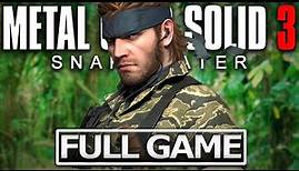METAL GEAR SOLID 3: SNAKE EATER Full Gameplay Walkthrough / No Commentary 【FULL GAME】4K 60FPS