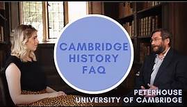 History at University of Cambridge FAQ | Peterhouse, Cambridge