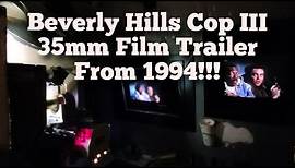 Running A Beverly Hills Cop III 35mm Film Trailer From 1994!!!