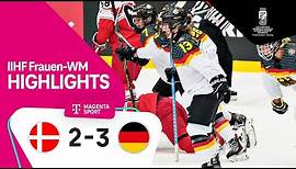 Dänemark - Deutschland | Highlights Eishockey Frauen WM 2022