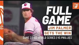 1983 World Series Game 3 - Palmer Gets the Win | Orioles vs. Phillies: FULL Game