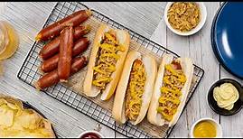 4-Step BEER MARINATED HOT DOGS | Recipes
