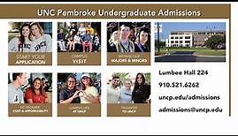 Undergraduate Admissions at The University of North Carolina at Pembroke
