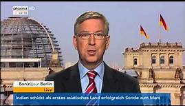 Bon(n)jour Berlin: Peter Carstens zum Kampf gegen den IS am 24.09.2014