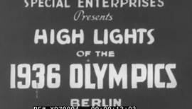 " HIGHLIGHTS OF THE 1936 OLYMPICS ” 1936 SUMMER GAMES BERLIN, GERMAN XI OLYMPIAD XD79004