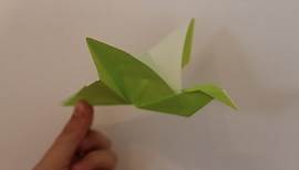 Origami flapping bird by Paul Jackson