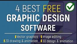 ✅ 4 Best Free Graphic Design Software for Beginners - 2024
