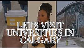 Weekly Vlog : Let’s visit universities in Calgary 🎓!SAIT|MRU|UCALGARY 🇨🇦 #calgarycanada#schools