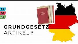 Grundgesetz für die Bundesrepublik Deutschland_Artikel 3